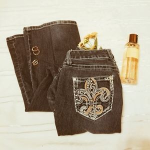 Western Soundgirl Brand Designer Jean's Bootcut with details pocket
